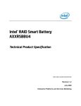 Intel AXXRSBBU4 rechargeable battery