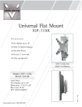 Premier Mounts Ultra-Flat Mount for 13-30" LCD Displays (XUF-1330L)