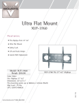 Premier Mounts Universal Flat Mount for 37-63" Displays (XUF-3760)
