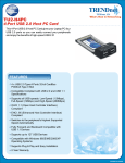 Trendnet 4-Port USB PC Card