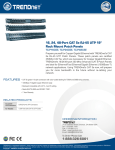 Trendnet 16-port Cat5/5e Unshielded Patch Panel