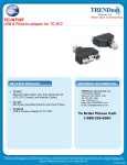 Trendnet USB & FireWire adapter for TC-NT2