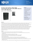 Tripp Lite SmartPro 100/110/120V 1.05kVA 650W Line-Interactive Sine Wave UPS, SNMP, Webcard, Tower, USB, DB9 Serial