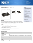 Tripp Lite 4-Port USB 2.0 High-Speed Hub