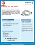 Trendnet TK-C15 keyboard video mouse (KVM) cable