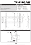 Atdec TELEHOOK 32-63” Wall Tilt