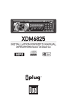 Dual XDM6825 CD Receiver