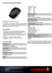 Cherry PARELO Corded Optical Mouse