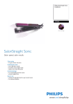 Philips SalonStraight Sonic Straightener