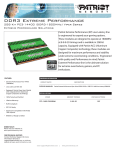 Patriot Memory DDR3 2GB (2 x 1GB) PC3-14400 Low Latency DIMM Kit