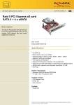 DeLOCK Raid 5 PCI Express x8 SATA II > 4 x eSATA