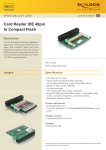 DeLOCK Card Reader IDE 40pin to Compact Flash