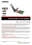Edimax EW-7727In - Wireless 802.11n PCI Adapter