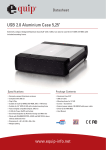 Equip USB 2.0 Enclosure 5.25" for 3.5" SATA I/II -HD