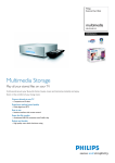 Philips 500GB Multimedia External HDD USB2.0