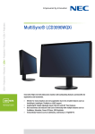 NEC MultiSync® LCD3090WQXi BLK