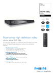 Philips DVD Player HDMI 1080p DivX Ultra