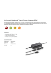Conceptronic Universal Notebook Travel Power Adapter 90W