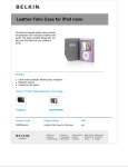Belkin iPod Leather Folio Case