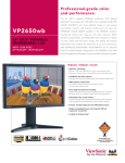 Viewsonic X Series VP2650wb