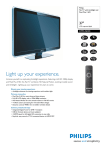 Philips LCD TV 37PFL7603D 37" Full HD Black colour deco front & white colour back cover
