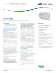 Allied Telesis Active Ethernet fiber intelligent Multiservice Gateway w/ 4x FXS & 6x LAN, EU power cord