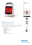 Philips Infrared muscular pain relief HP3631