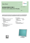 Fujitsu SCENICVIEW Series E19W-1