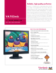 Viewsonic Value Series 17" LCD Monitor
