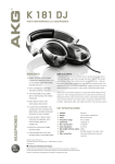 AKG K 181 DJ headphone