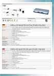 EXSYS USB to 2S Serial RS-232 port (Prolific Chip-Set)