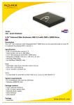 DeLOCK 5.25“ External Slim Enclosure USB 2.0 DVD+-R/RW Drive