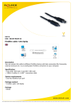 DeLOCK FireWire cable 1.8m 6p/4p