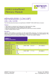 Aeneon 1GB DDR3 DIMM 1066Mhz