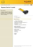 DeLOCK Express Card to 1x serial