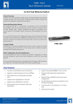 LevelOne 16-Port Fast Ethernet Switch