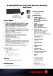 Cherry B.UNLIMITED - Rechargeable Wireless Desktop