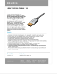 Belkin HDMI > DVI-D cable, 4.9 m