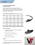 V7 V7-C6U-50CM-RDS Patch Cables