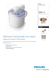 Philips Ice Cream Maker