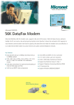 Micronet SP3018S 56K Data/Fax Modem