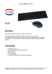MS-Tech LT-117 Keyboard & Mouse