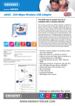 Eminent EM4555 wBUS 300 Wireless USB Adapter