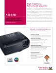 Viewsonic Graphic Series 2.300 Lumens Data Projector