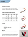 V7 62.5/125 Multimode Fiber-Optic Patch Cable LC/LC 1.0m