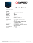 Tatung 5005L13 15" LCD Monitor