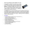 AmbiCom Wave2Net™ 54 Mbps IEEE 802.11g/b Wireless PC Card