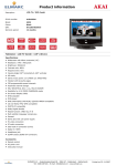 Akai 19" LCD-TV / DVD Combi 19" HD-Ready Black