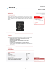 Sony Memory Stick Micro 2GB (M2)