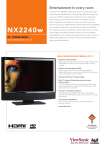 Viewsonic NX2240 22" LCD-TV